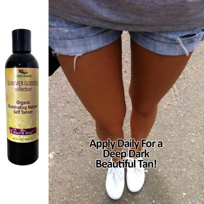 Organic Natural Sunless Tanning Lotion - Build a Luscious, Golden Tan