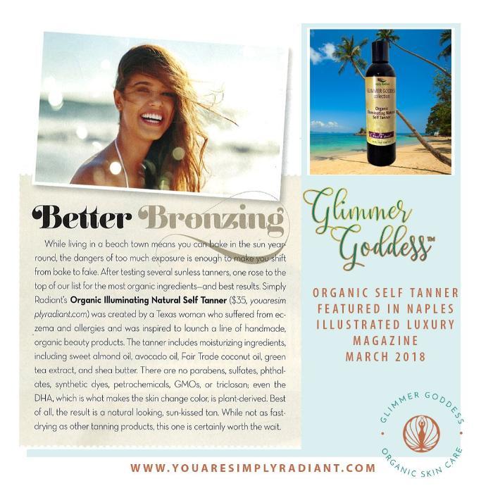 Organic Natural Sunless Tanning Lotion - Build a Luscious, Golden Tan
